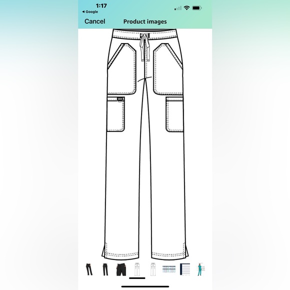 Scrub star scrub pants black 5 pairs selling all 5 for one price - Picture 4 of 6